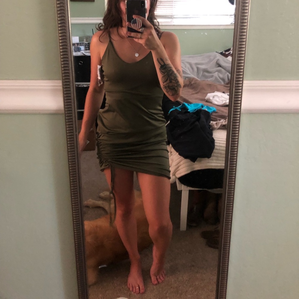 Silky bodycon dress